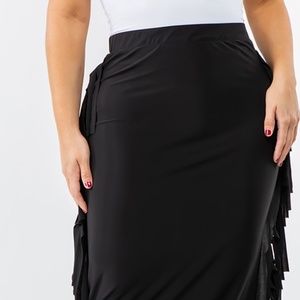 Sexy Fringed Skirt